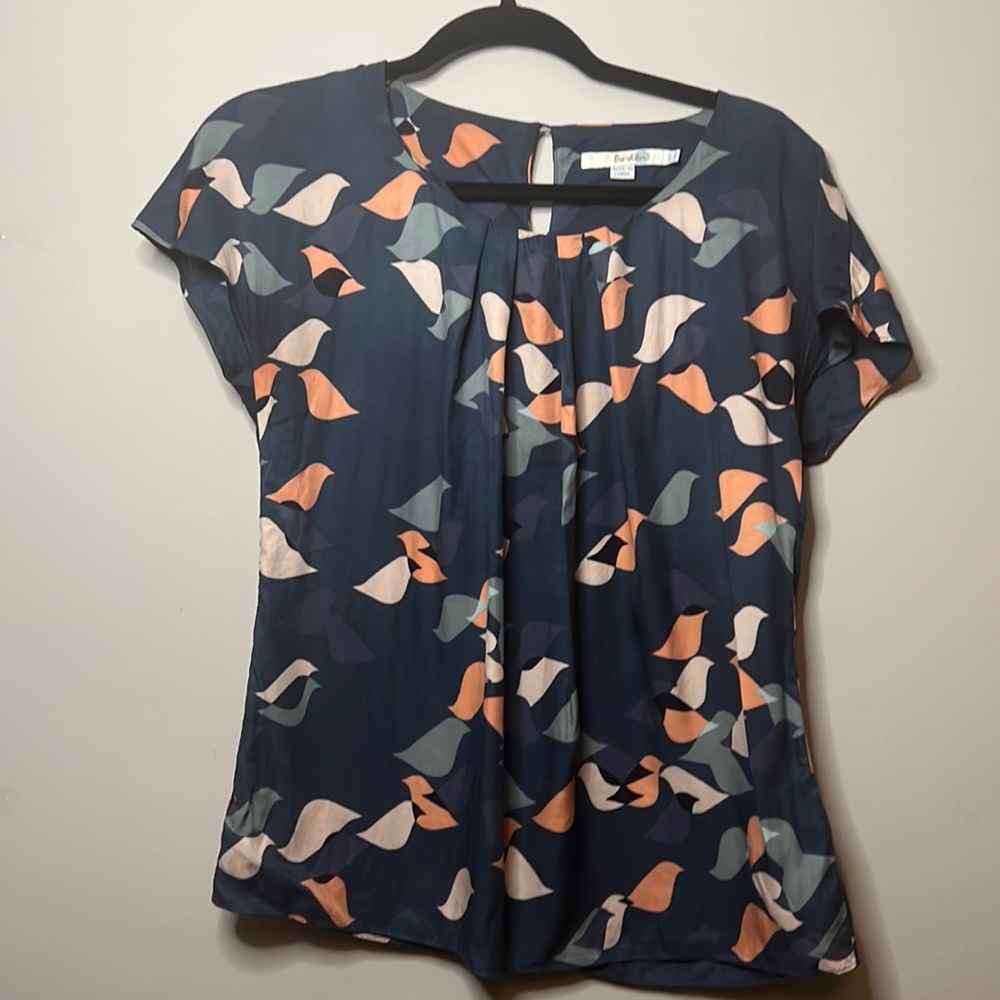 Boden patterned blouse top 6
